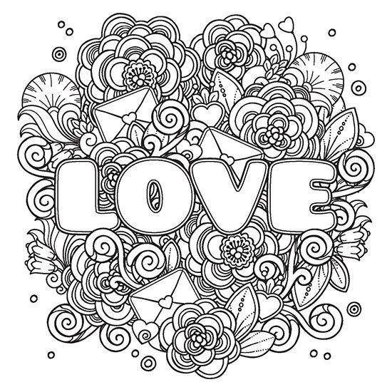 Coloriage Love
